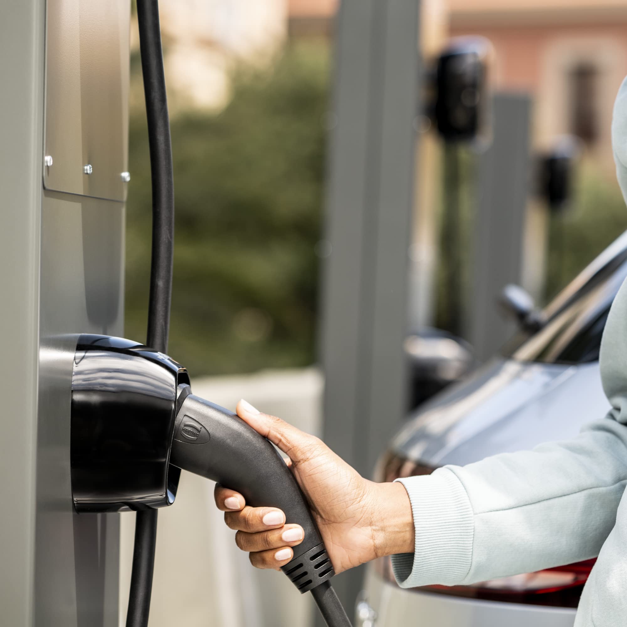 Wallbox Cable de Carga para Coches eléctricos, Tipo 2 a Tipo 2: 22 kW de Potencia, 7 m de Longitud, Modo 3, protección IP44, CA monofásica y trifásica