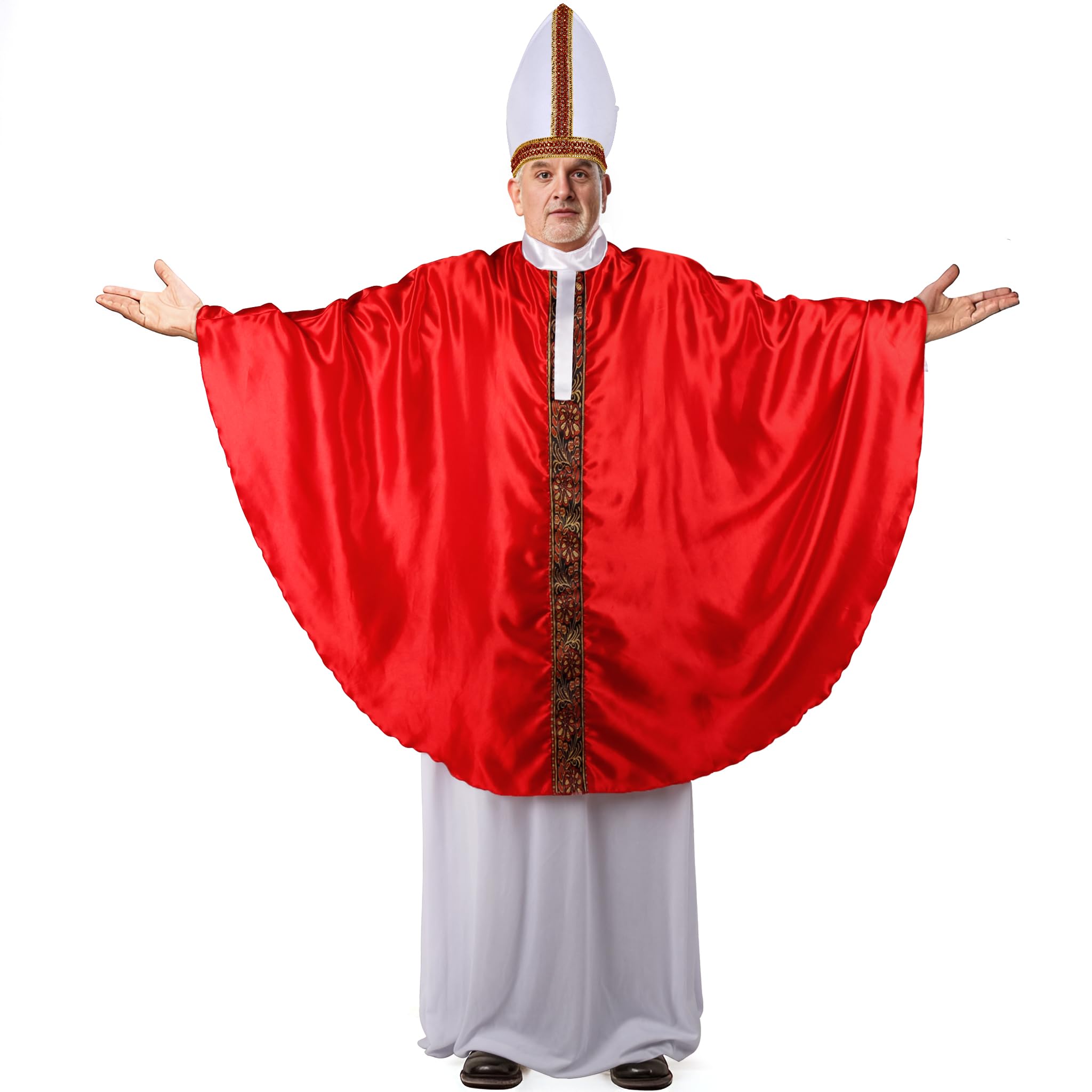 Adult Men's Pope Costume Is The Preferred Choice For Role-Playing At Halloween Parties