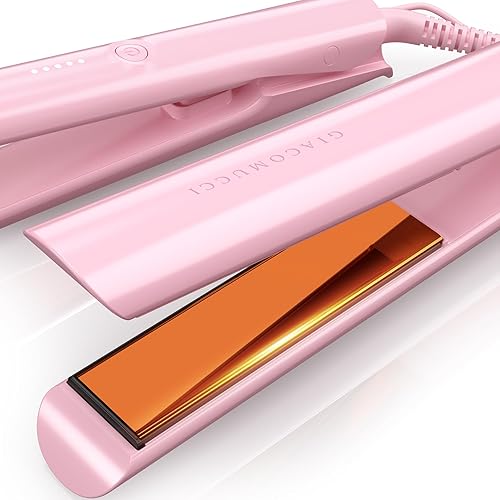 Titanelli - Plancha de pelo de titanio 2 en 1, plancha plana con tecnología Ti-Thermal 100% pura, estilo profesional de 1 pulgada, disponible en