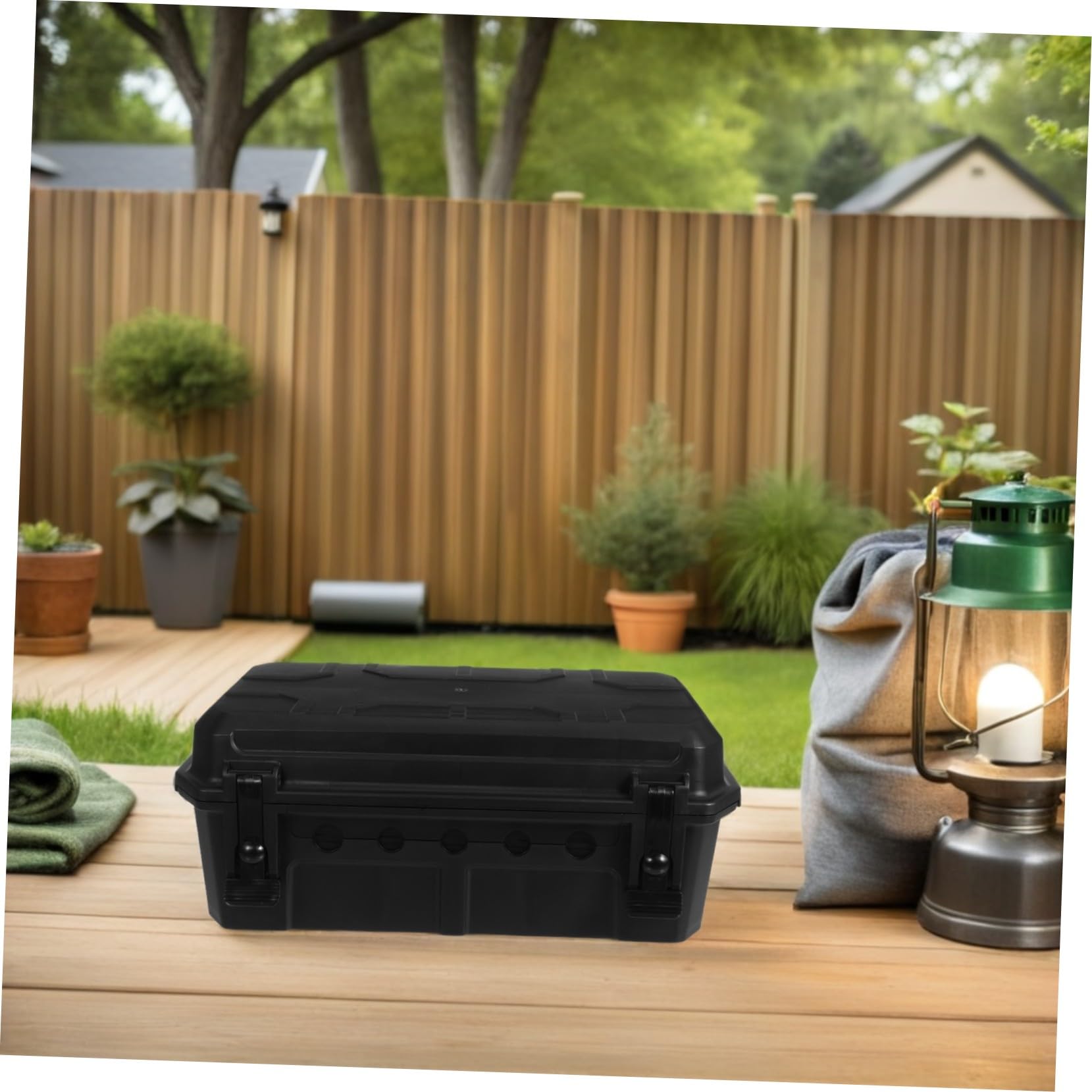 Wasserdichte Outdoor Anschlussdose Große Sicherheits-verteilerdose für Verlängerungskabel Wetterfeste Elektrobox mit Großem Fassungsvermögen für Garten Teich und Außenbeleuchtung