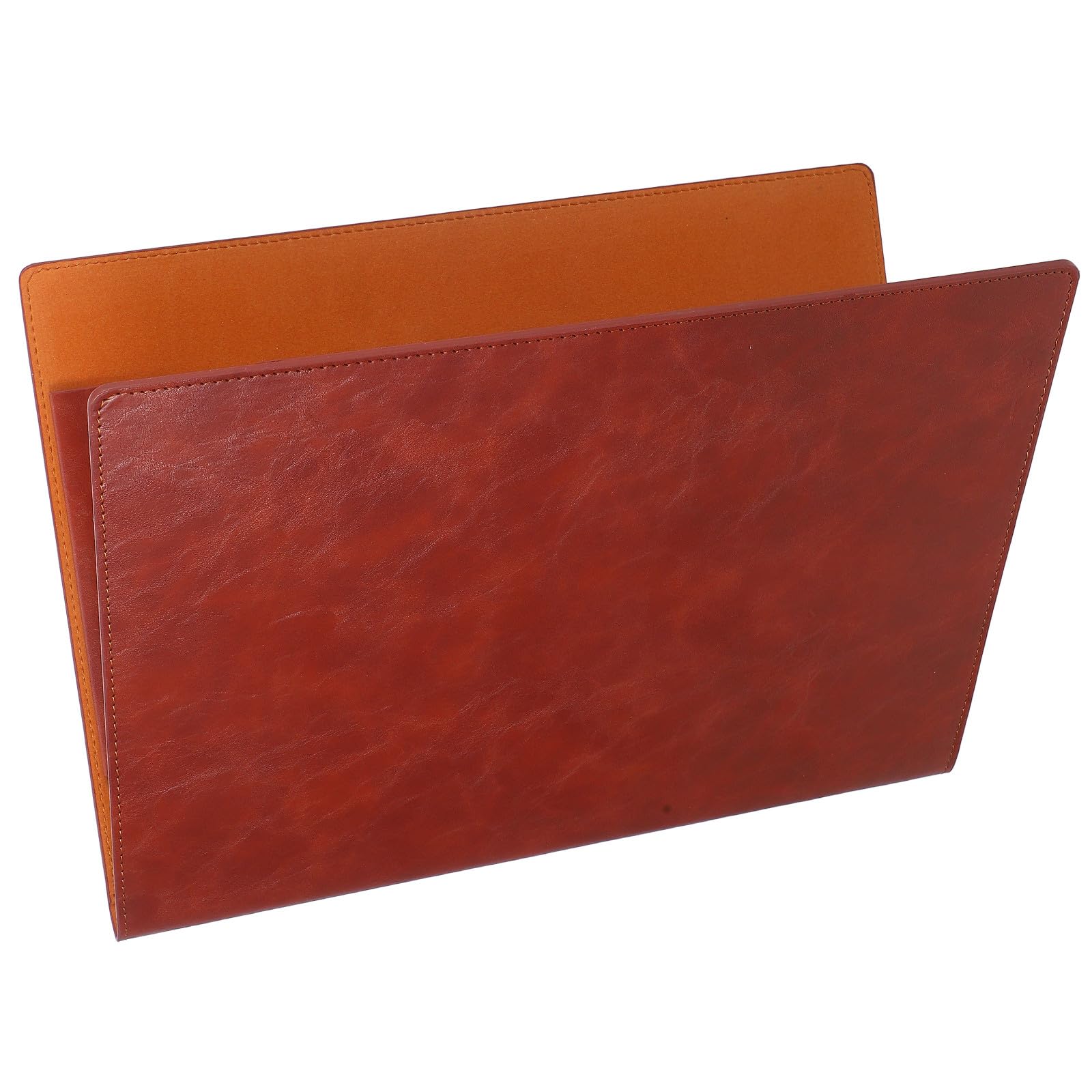 Gatuida Cartella Documenti Marrone in Pu Portablocco Portatile Design Multifunzionale per Ufficio e Studio Organizer Professionale A4