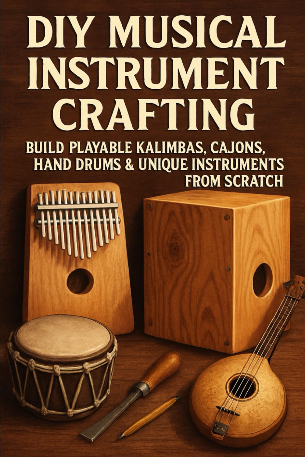 DIY Musical Instrument Crafting: Build Playable Kalimbas, Cajóns, Hand Drums & Unique Instruments from Scratch