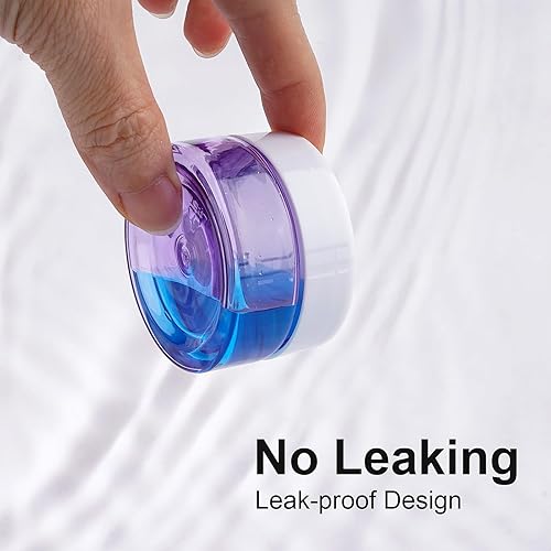 Miniatura 4 de Cosywell Tarros de crema de viaje para artículos de tocador, aprobados por la TSA, paquete de 4 recipientes de cosméticos recargables a prueba de