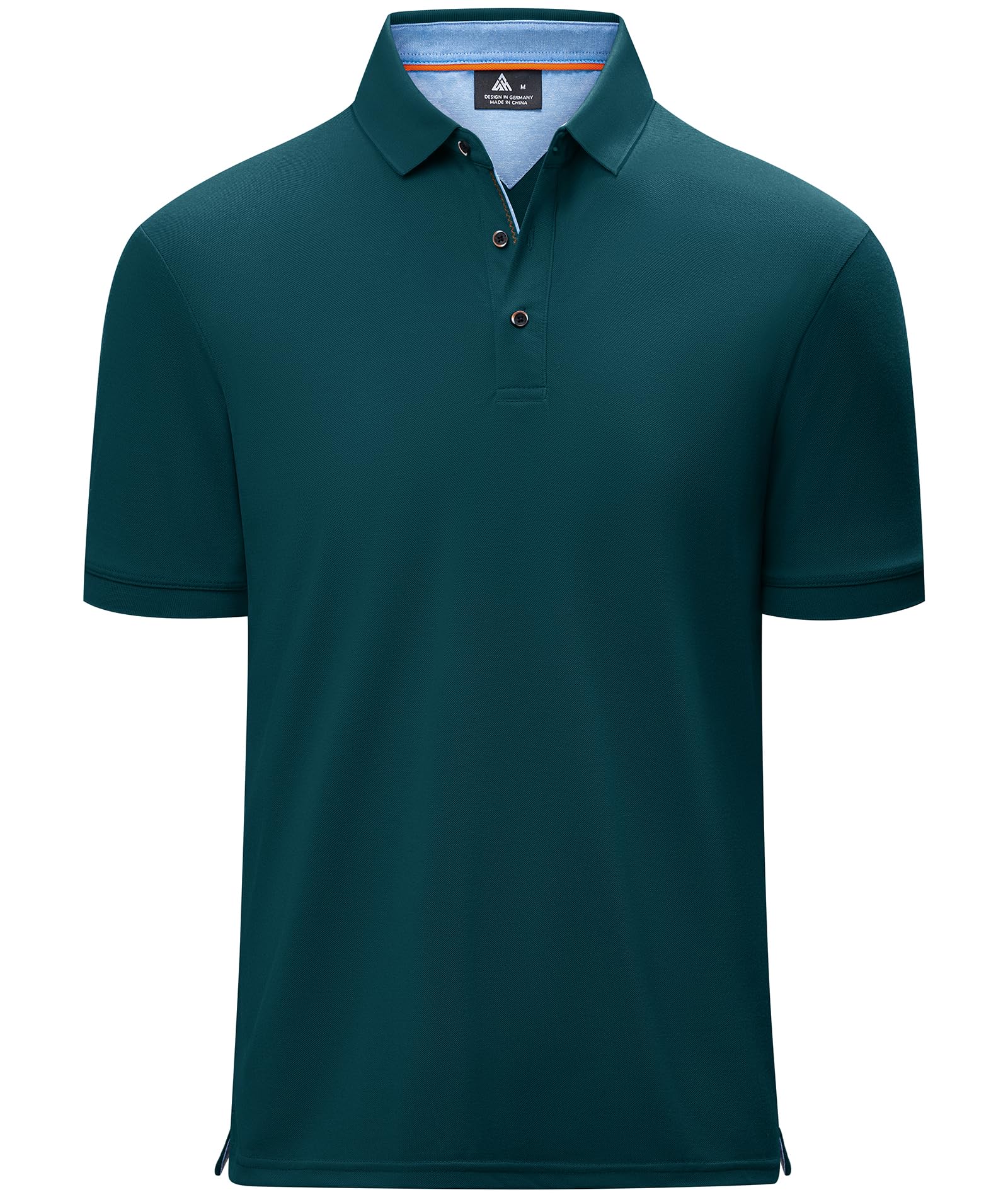 geeksport Polo Uomo Manica Corta Outdoor Casual ad Asciugatura Rapida Sportiva Traspirante Golf T-Shirt