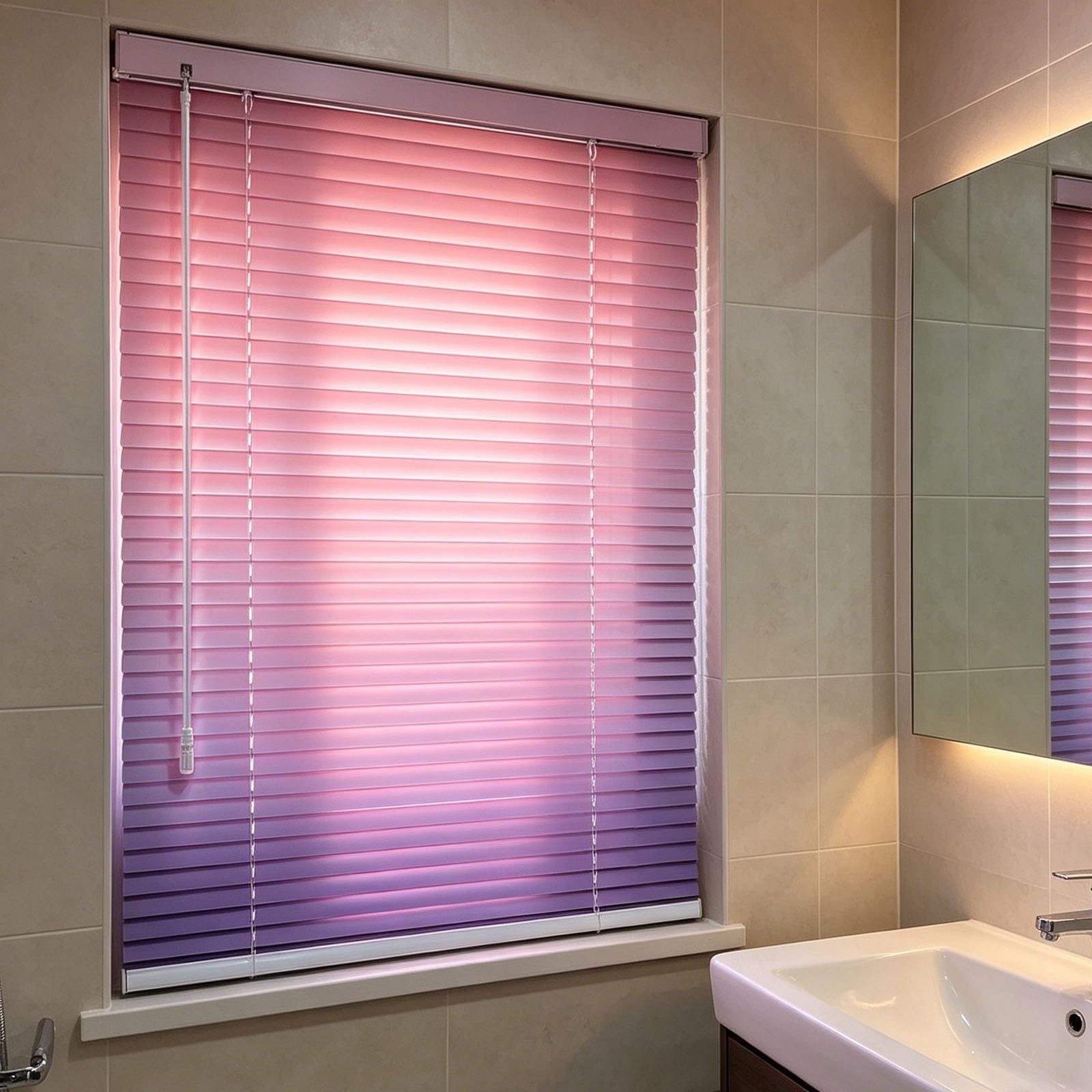 Store Vénitien Fenêtres en Aluminium, Store Vénitien en pour et Portes de 40 à 160 de Largeur, pour Maison Bureau Salle de Bain fenêtre(Dark Purple,W:120 x H:160cm)