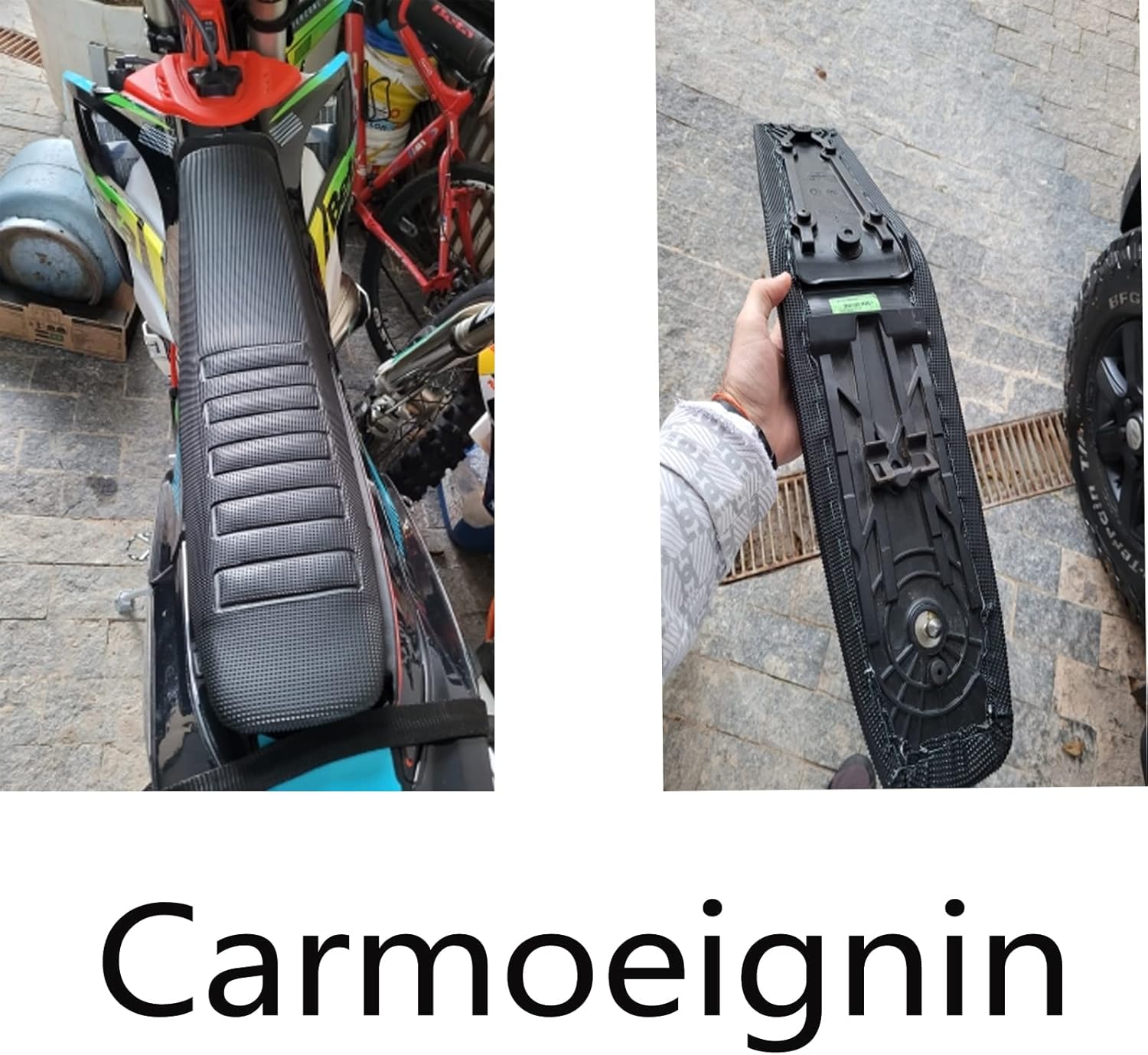 Motorcycle Cushion Seat Cover Dirt Bike Carmoeignin for 250-450 TC TE FC FE 2016-2019 XCF EXC EXCF XC-W SX-F Yamaha YZF Kawasaki KLX Suzuki RMZ Honda CRF WR WRF Black Non-Slip Waterproof Gripper Black