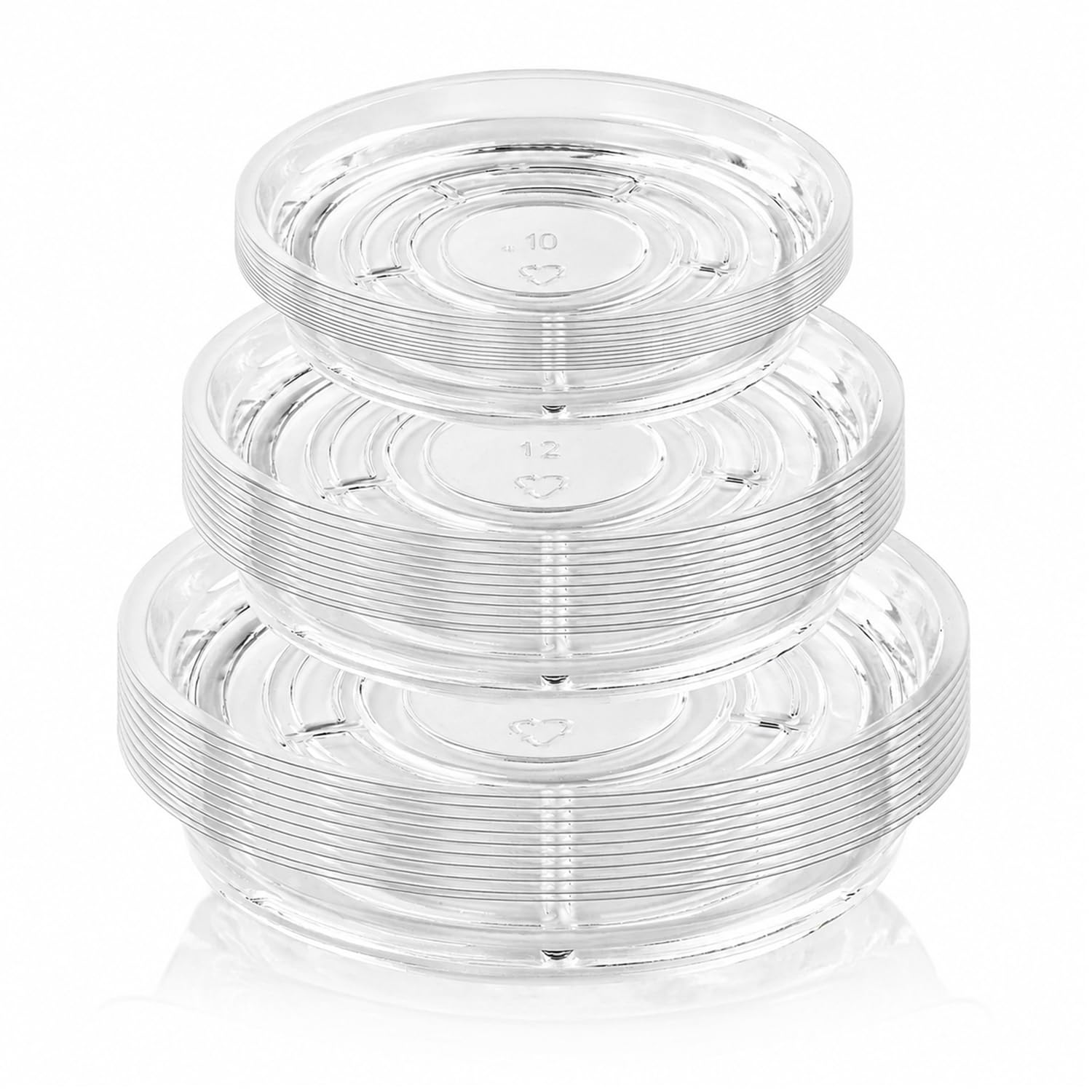 Plant Saucers - 20 Pack for Drainage -18 Plant Saucers - 20 Pack for Drainage -18