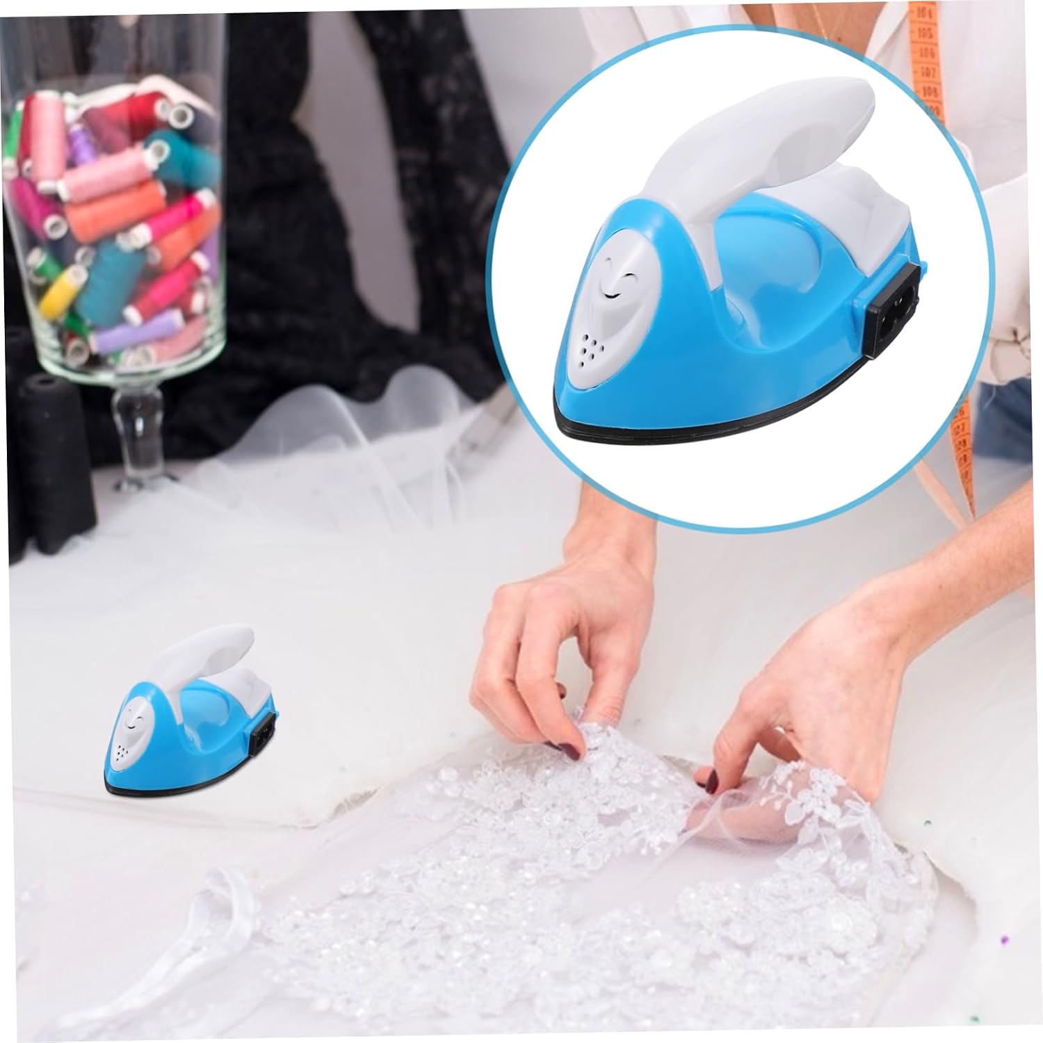 MAGICLULU 110v Mini Heat Press Portable Heat Transfer Tool Us Fast Pre-Heating for Rhinestone Projects Oil Base