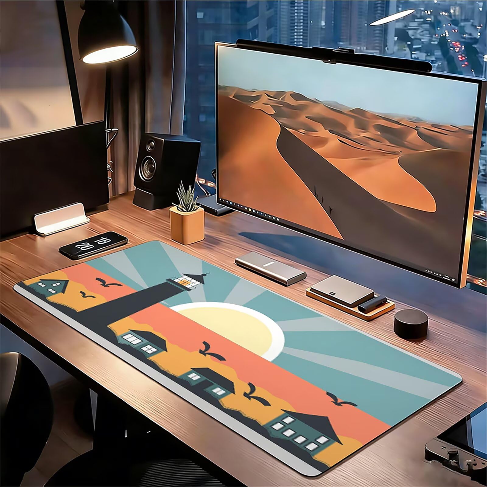 Podkładka pod mysz XXL Cartoon 1600x800x3mm antypoślizgowa gumowa podkładka pod mysz Gamer Reflektor precyzyjna kompatybilna z wszystkimi myszami, miękka powłoka wodoodporna ochrona biurowa do