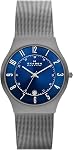 Skagen Men's Sundby Titanium and Stainless Steel Mesh Casual Quartz Watch