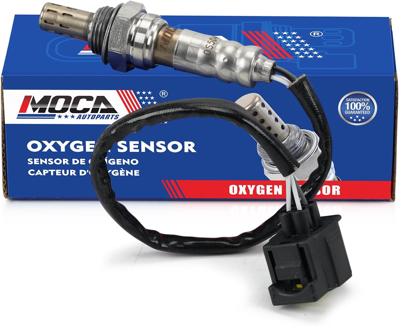 MOCA Oxygen Sensor 234-4274 Compatible with 04-10 for Chrysler Sebring 2.7L & 09-12 for Dodge Challenger 5.7L & 07-10 for Jeep Commander 3.7L & 11-13 for Ram 1500 4.7L
