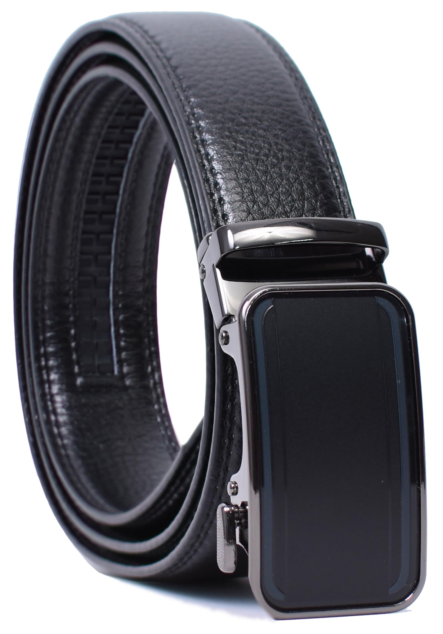 wildhorn Men's Genuine Leather Ratchet Belt for Men| Premium Auto-Lock Buckle | Adjustable up to 48” | Formal & Casual Wear | Micro-Adjust Fit | Stylish Gift Box Included (BLACK)-picture-28