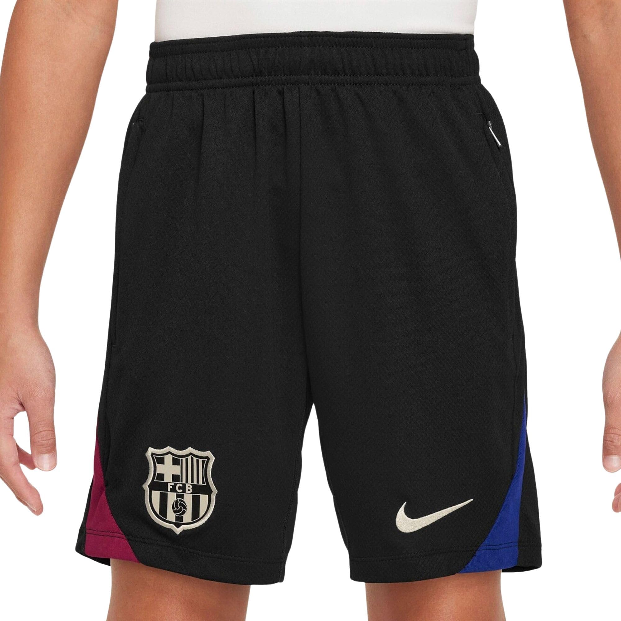 NIKE FC Barcelona Kinder Dri-fit Strike Short Kz - Pantalones Cortos Unisex niños