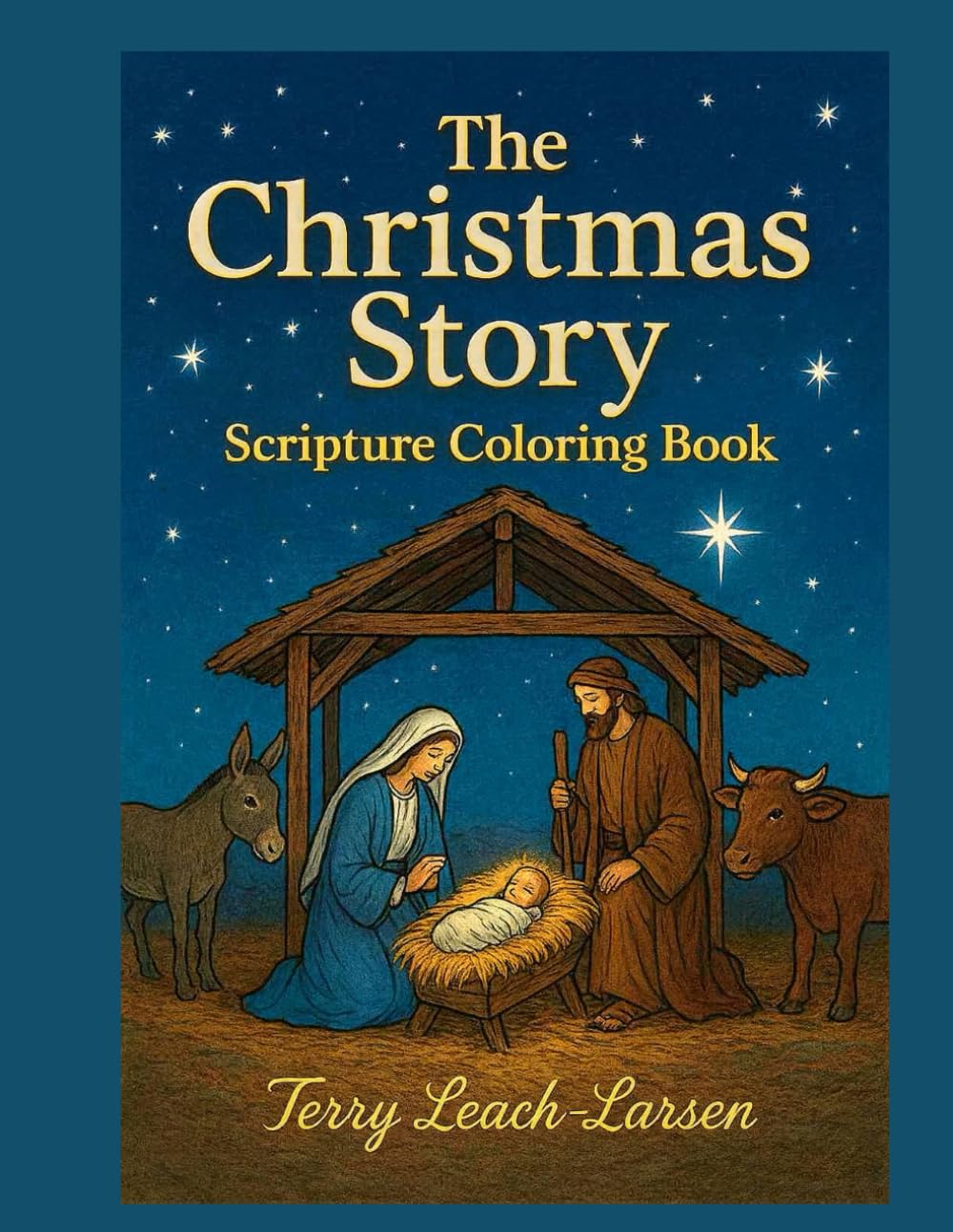 The Christmas Story: Scripture Coloring Book (Scripture Coloring Books)