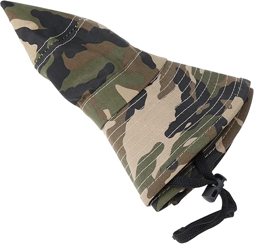 Miniatura 6 de Sombrero de camuflaje para niños con protección UV Camo-Boonie con correa para la barbilla, sombrero de pescador para pesca al aire libre para 5-14