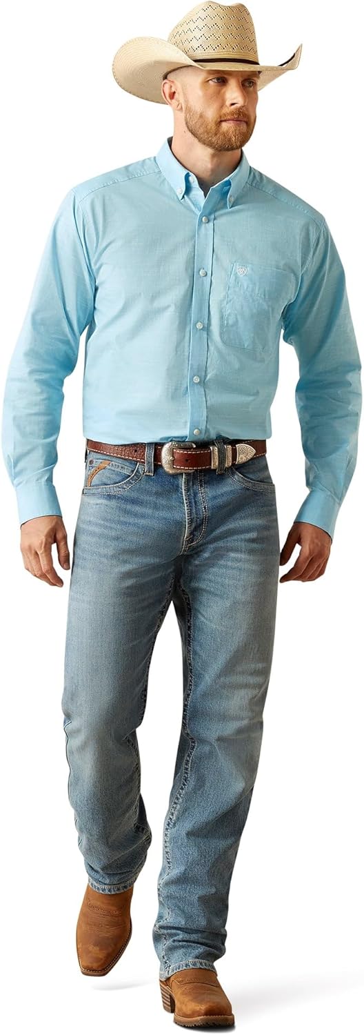 ARIAT Men's Big and Tall Classic Fit Wrinkle Free Shirt