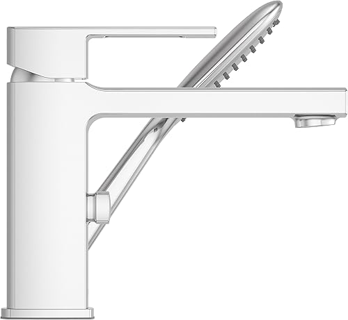 Miniatura 4 de Pfister RT6-2DAC Deckard - Grifo de bañera romana de 2 agujeros con ducha de mano, cromo pulido