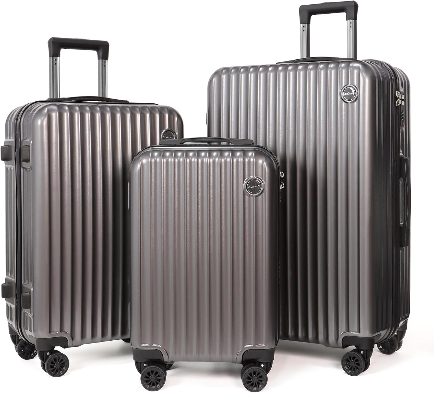 3 valises rigides en polycarbonate Aklsvion