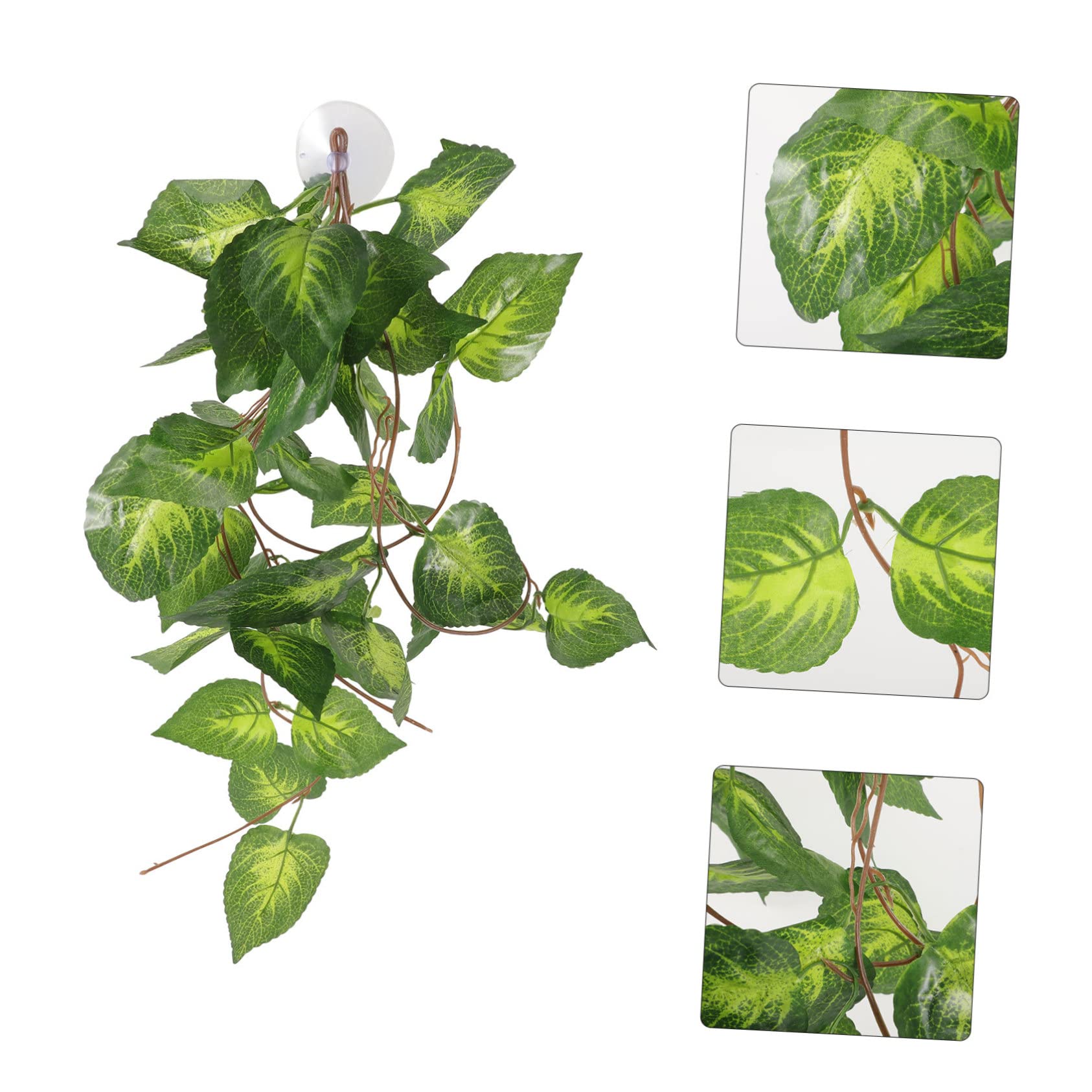 minkissy 3 Plantas De Reptiles Vibrantes Y Decorativas para Terrario Seguras para Animales.