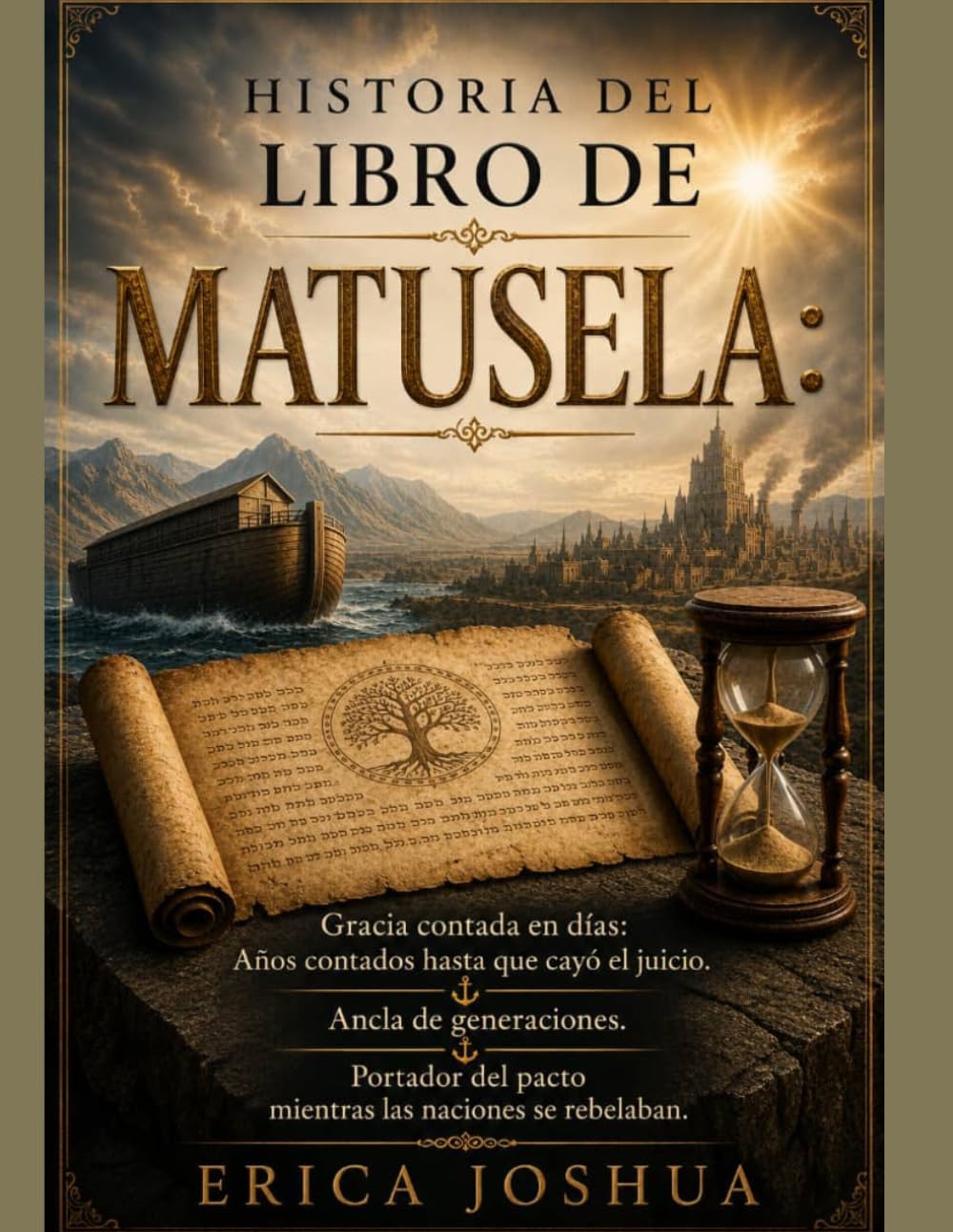HISTORIA DEL LIBRO DE MATUSELA:: Gracia contada en días: Años contados hasta que cayó el juicio. Ancla de generaciones. Portador del pacto mientras las naciones se rebelaban.