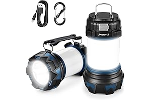 ELUTENG Lámpara 360 Recargable de 4400mAh, Luz de Campamento LED