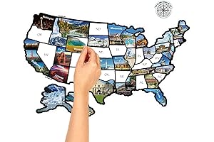 Amazing RV United States 11x17" Map Sticker for Travel Memories