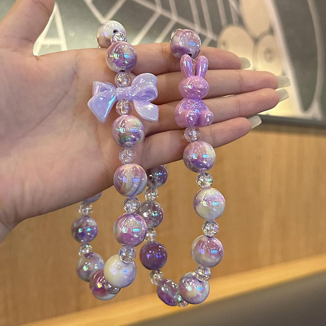 KC Rabbit Charm for mobile phone case cover, Lanyard Keychain