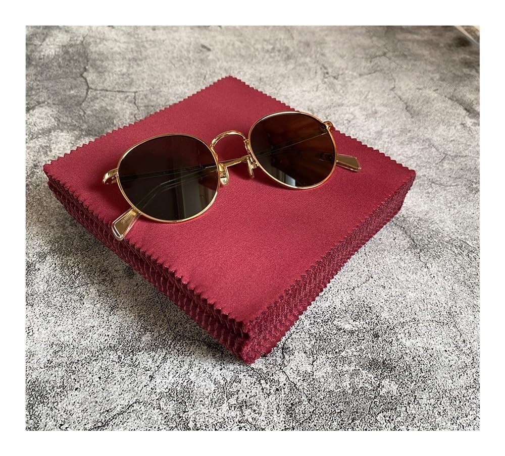 100 piezas de 150 x 150 mm rojo limpiador de gafas Burgund paño de limpieza de microfibra para lente teléfono pantalla toallitas de limpieza accesorios gafas