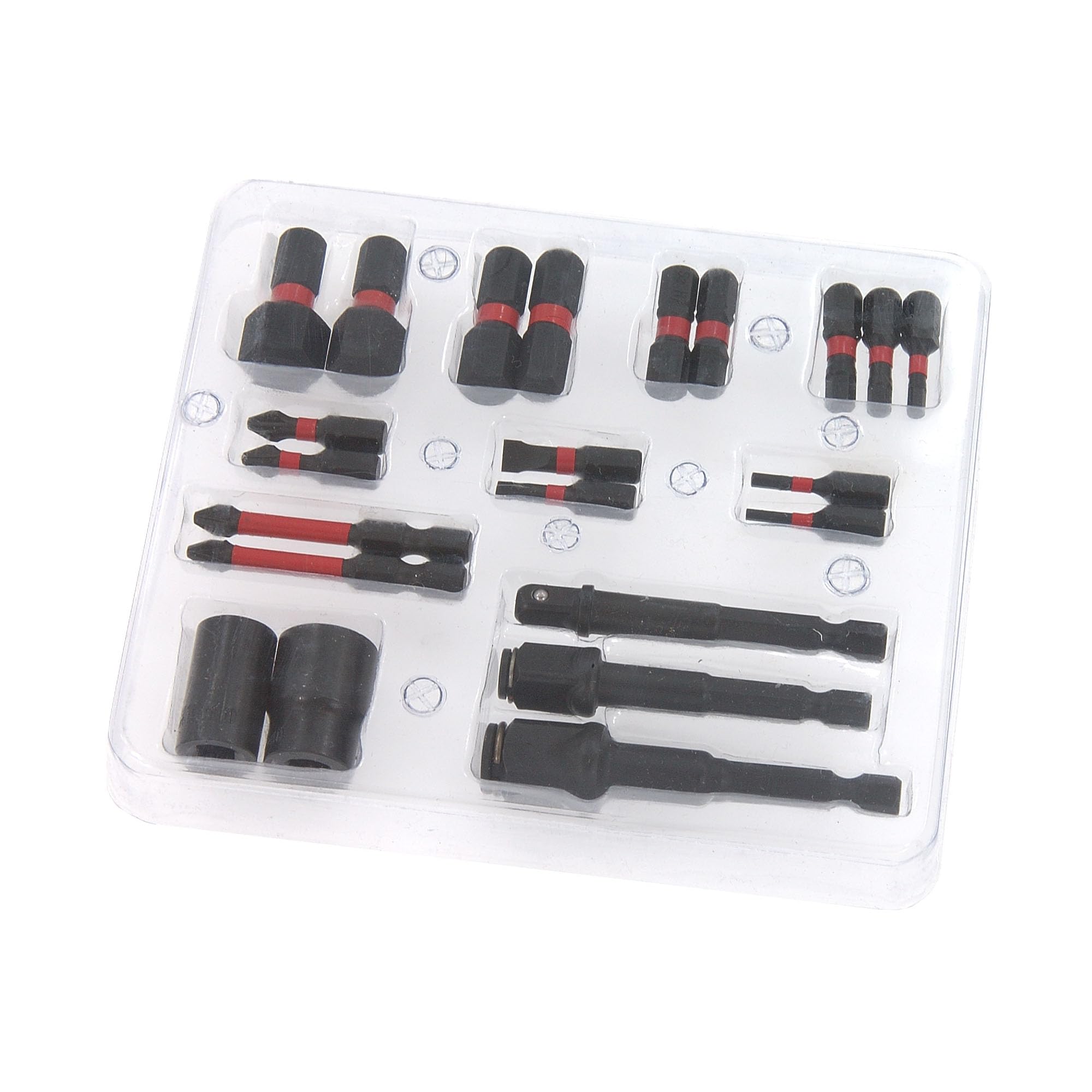 22pc Magnetic Impact Bit and Socket Adapter Set – Heavy-Duty S2 Steel - CT6024