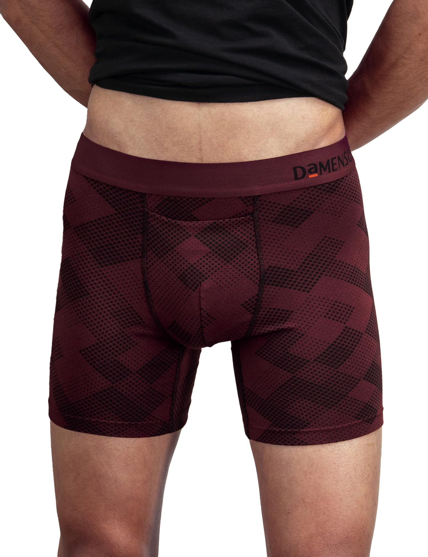 Men's Regular Fit Supima Printed Cotton Boxer Brief Pack of 1 | Boxers for Men, Underwear for Men, Underwear for Men Combo,v Shape Underwear for Men