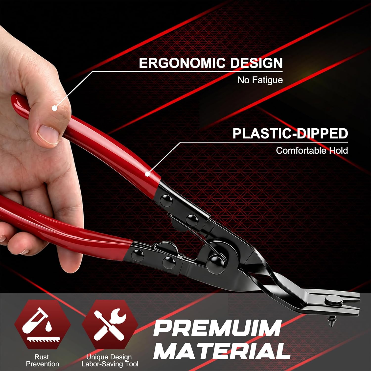 Panel Clip Removal Plierss,Door Panel Disassembly Tool Pliers,Push Pin Pliers Trim Removal Tool,Suitable For Car Door Panels,Interiors,headlights,General Motors Repair Tools image 3