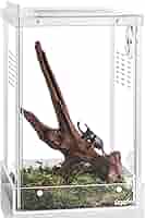 アクリル製中型飼育ケージ　穴あり アクリル製中型飼育ケージ 穴あり アクリル製中型飼育ケージ 穴