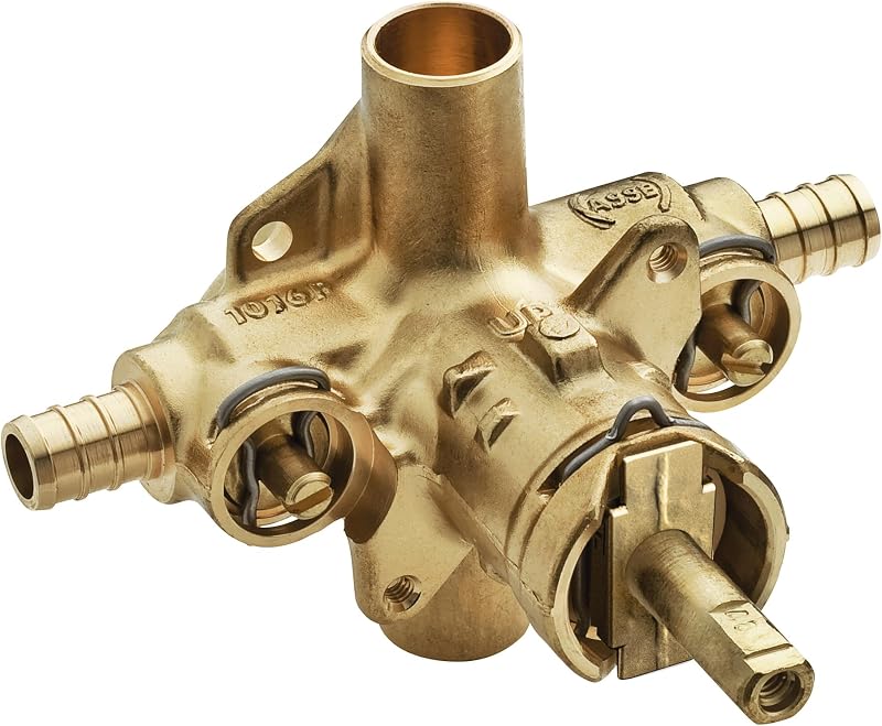 Moen Commercial Shower Valve PEX Posi Temp for Bathroom, Brass Material, 8373HD