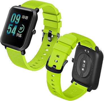 Th-some Correa para Amazfit Bip Impermeable Universal - Reemplazo de Pulsera Ajustable para Xiaomi Huami Amazfit Bip bit Lite Youth/Amazfit GTR 42mm ...