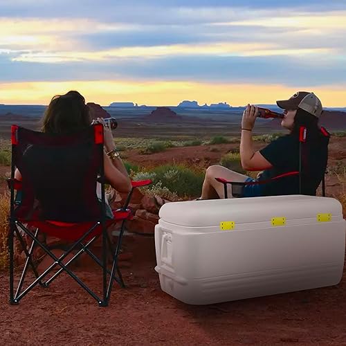 Miniatura 6 de Bisagras irrompibles para refrigeradores Igloo - Juego de 3 bisagras de repuesto para mangueras de incendios reutilizables - Duraderas, resistentes