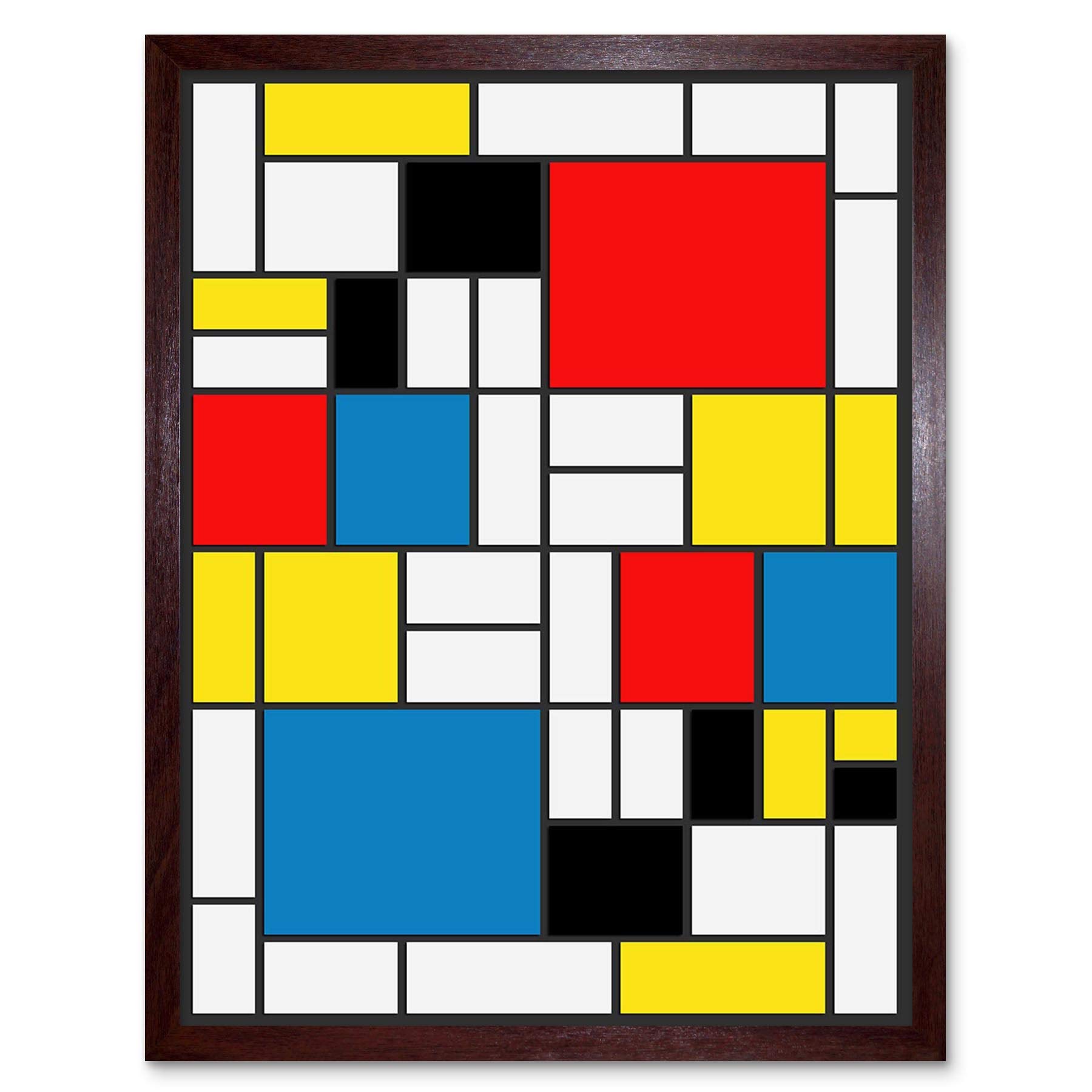 Amazon.com: Wee Blue Coo Mondrian Abstract Cubes Squares Old