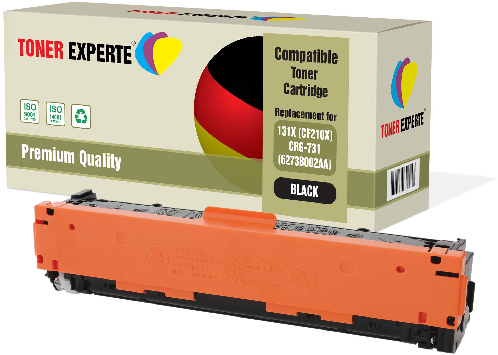 TONER EXPERTE® 2 Noir Cartouches de Toner compatibles pour HP Laserjet Pro 200 Color M251n M251nw MFP M276n M276nw Canon i-SENSYS LBP7100Cn LBP7110Cw MF628Cw MF8230Cn MF8280Cw (2400 Pages