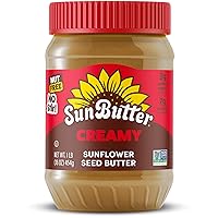 Vista 10 de SunButter Mantequilla de semillas de girasol con chocolate, 16 oz de untable sin nueces con 7g de proteína vegetal, sabor rico y sabroso tostado