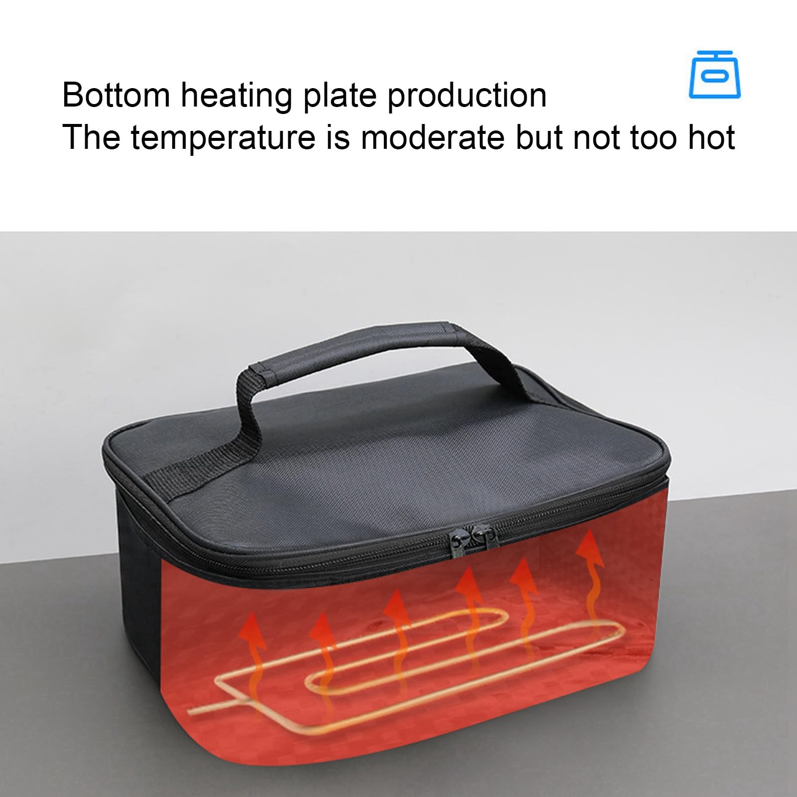 Microonde Mini Per Auto Portatile, Forno Elettrico Da 12 V Per Riscaldamento Rapido Scalda Alimenti Scatola Riscaldata Da Pranzo Mini Forno Personale Riscaldato Per Cibo Da Viaggio In Campeggio