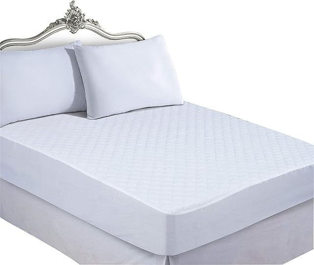 STERLING MILL EXTRA DEEP 17 WATERPROOF QUILTED FITTED MATTRESS PROTECTOR COVER SINGLE DOUBLE KING SUPERKING (Super King)