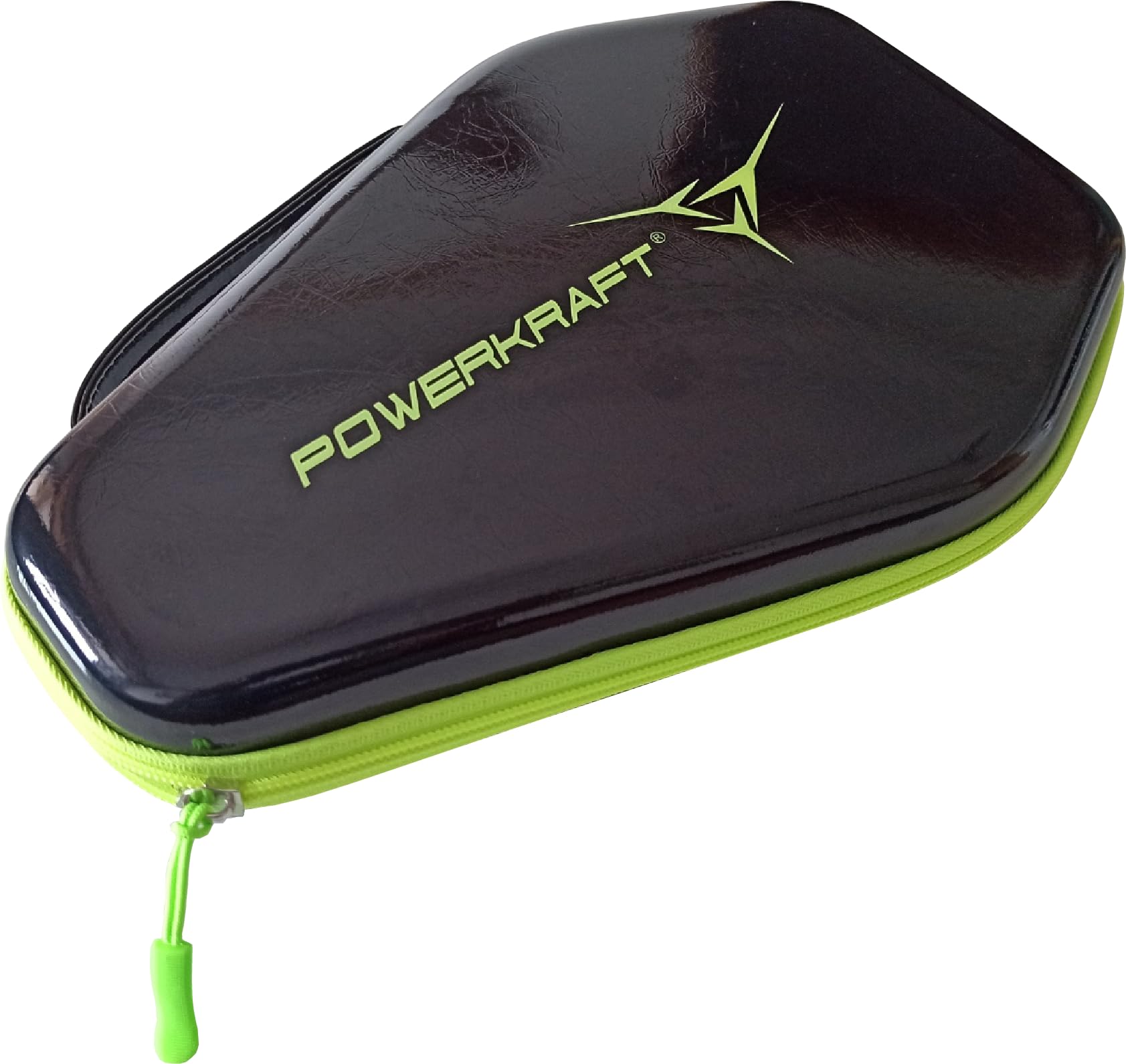 Powerkraft Table Tennis Racket Cover Diamond EVA PU Black Green (B0DF7TRBG6) Amazon Price History, Amazon Price Tracker