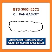 Vista 2 de BTS-3003425C2 Junta de cárter de aceite, compatible con motor Navistar Maxxforce 13, repuesto del mercado de accesorios para OEM 3003425C2, Junta