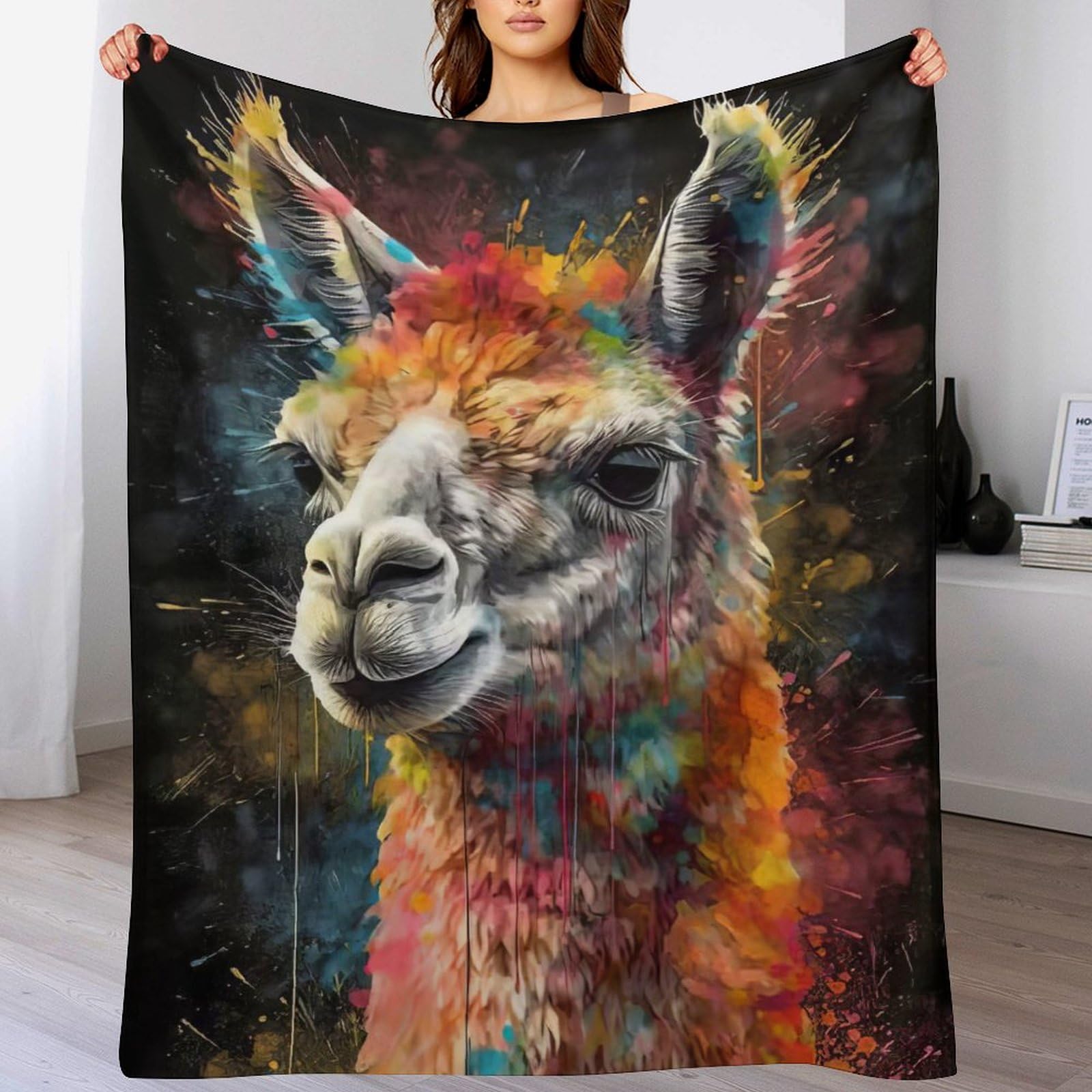 Couverture polaire flannel pour lit et canape cocooning
