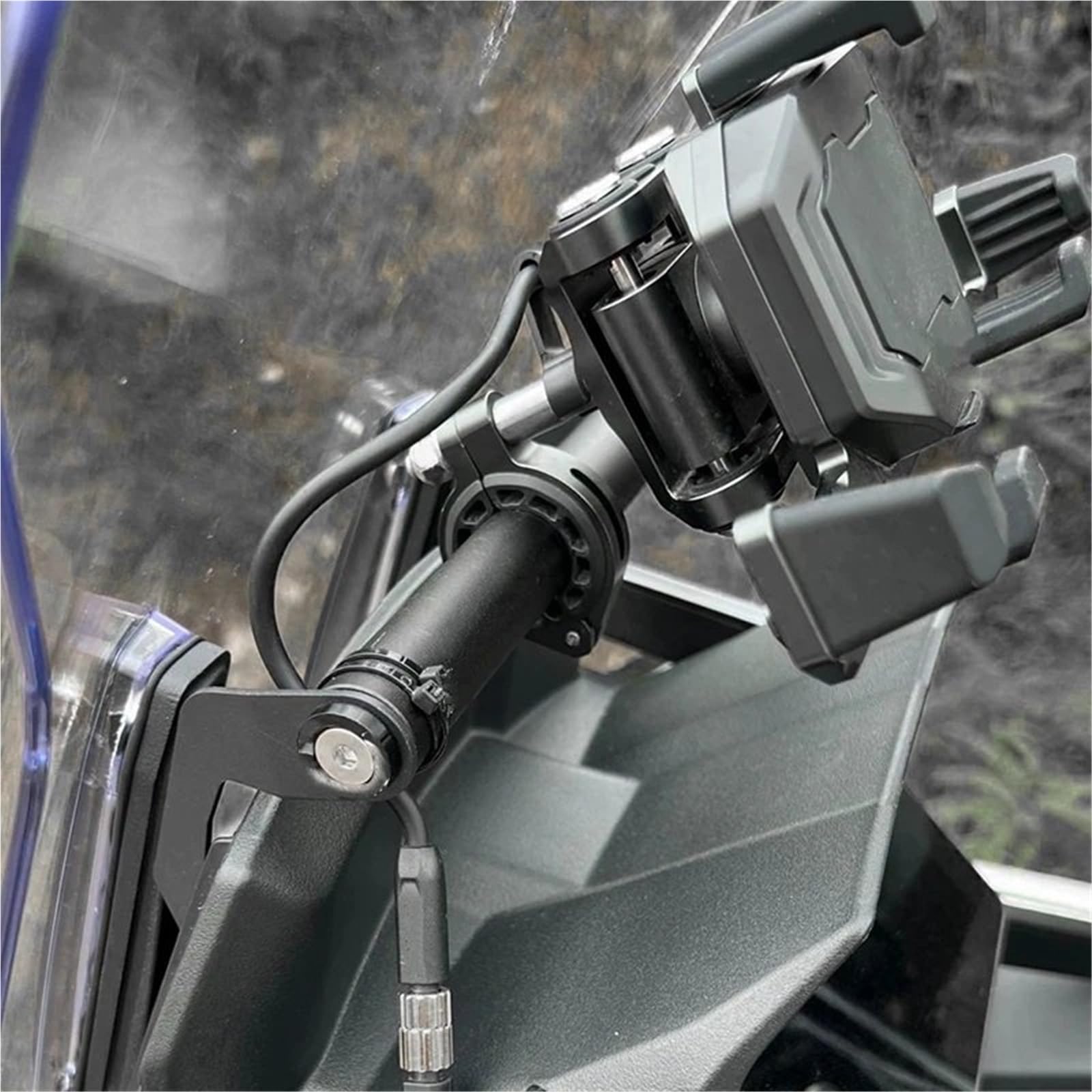 Motocyklowy uchwyt nawigacyjny GPS Uchwyt przedłużający do nawigacji GPS motocyklowej, pasujący do ZONTES 703F 2024+ Uchwyt na telefon(12MM ZONTES)