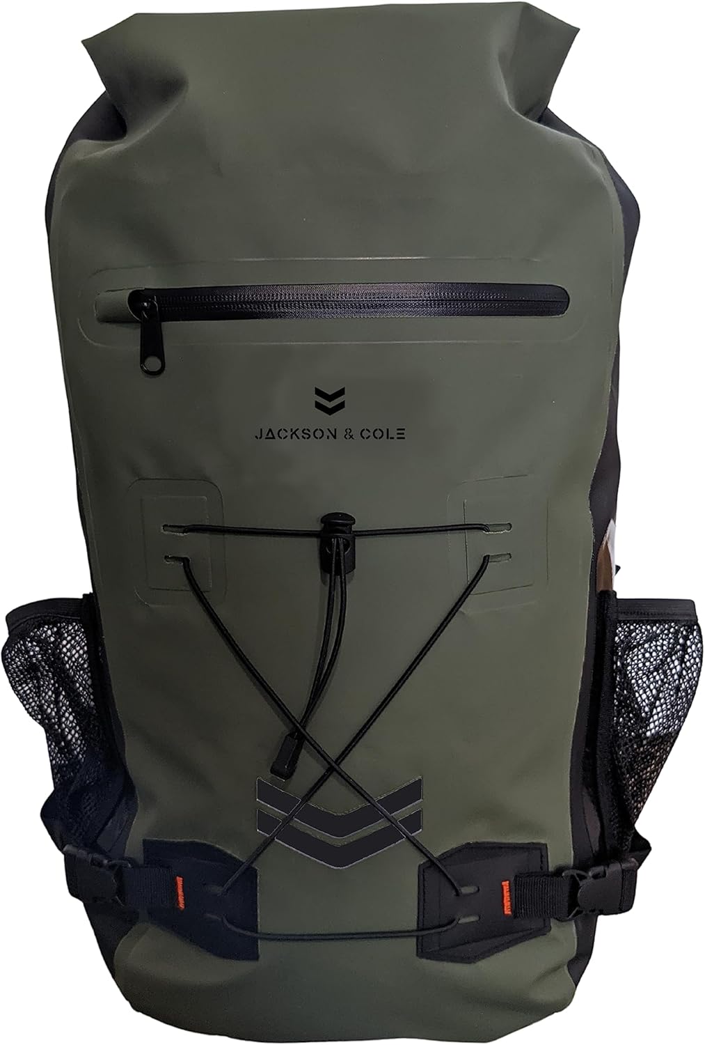 Jackson & Cole Waterproof Backpack – 25L Dry Bag Backpack – Rolltop, Welded Seams, Reflective, Elastic Webbing for Watersports, Motorcycling, Camping, Kayaking, Hiking, Boating, Fishing Jackson & Cole Waterproof Backpack – 25L Dry Bag Backpack – Rolltop, Welded Seams, Reflective, Elastic Webbing for Watersports, Motorcycling, Camping, Kayaking, Hiking, Boating, Fishing
