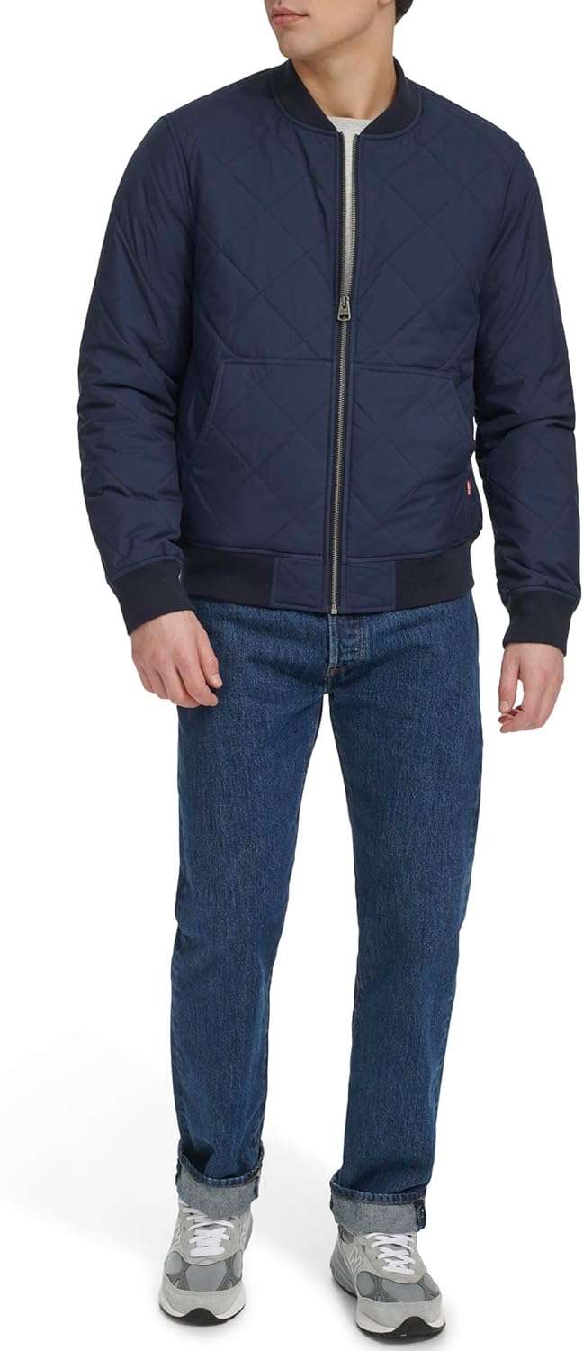 Levi's mens Diamond Quilted Bomber Jacket - Image 6