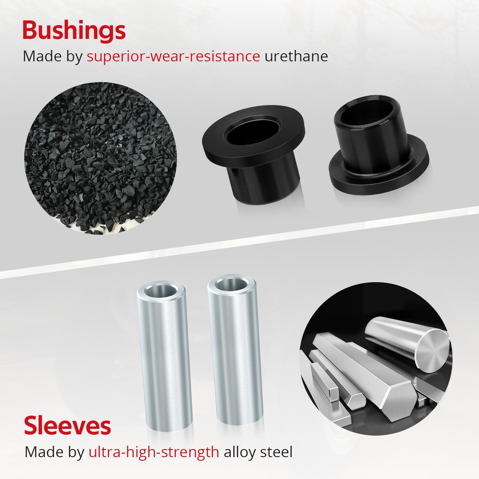 Kit de bagues de bras pour Can Am Bombardier Outlander Renegade 330 400 450 500 570 650 800 850 1000 2003-2023, OEM # 703500875 706202088