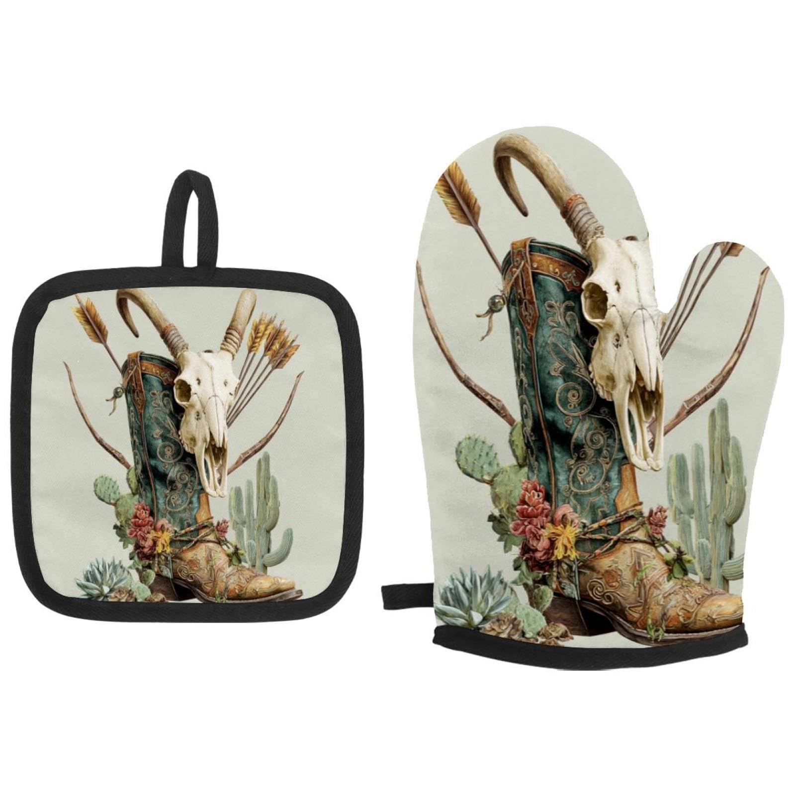 Maniques Wild West finies les brûlures de cuisine avec ce lot de 3 gants