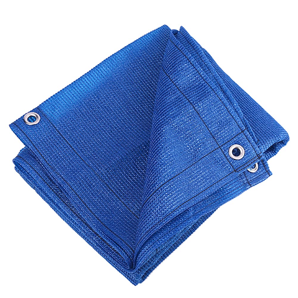 Filet d'isolation en tissu bleu pour cour intérieure, filet d'ombrage anti-âge pour serre agricole, voile d'ombrage pratique pour l'industrie de l'élevage, 5,5 x 5,5 m