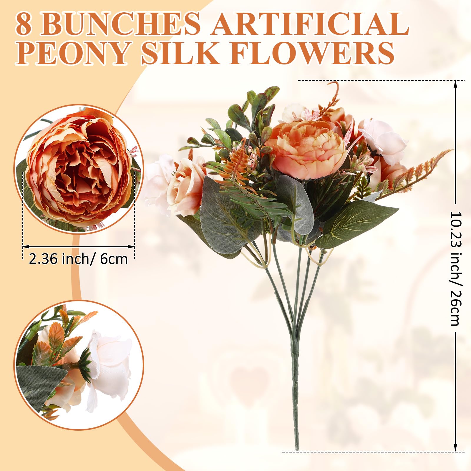 Amscan Gold & White Fabric Confetti Petals - 2